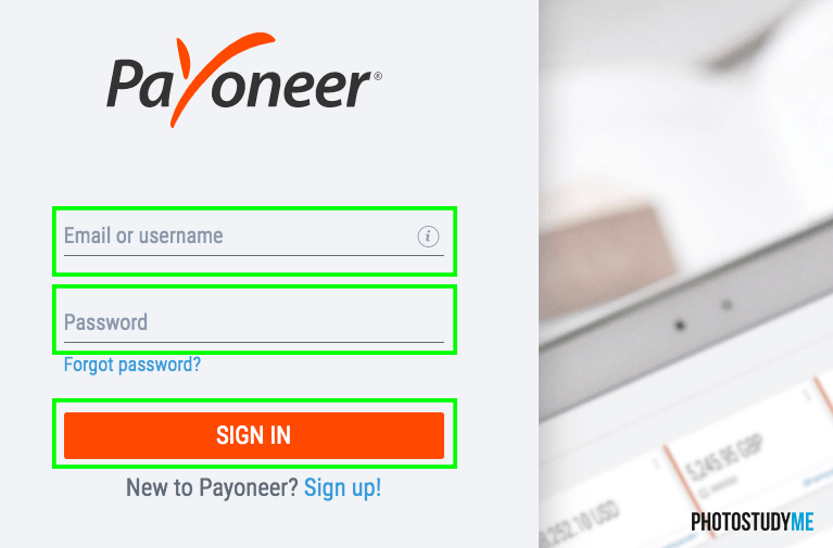 Payoneer Украина вход в аккаунт