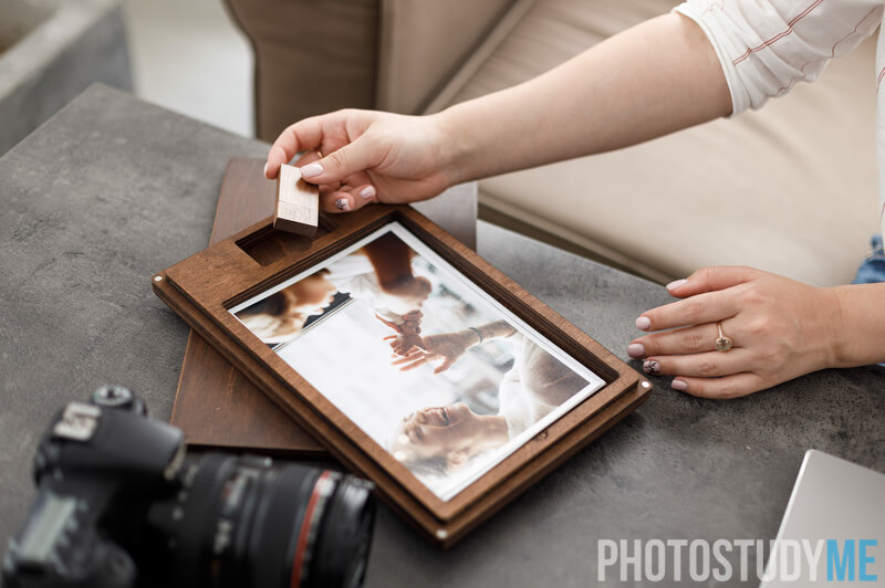 деревянные флешки с логотипом для фотографа