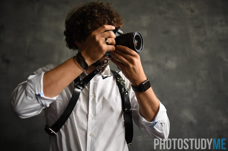 портупея фотографа из кожи