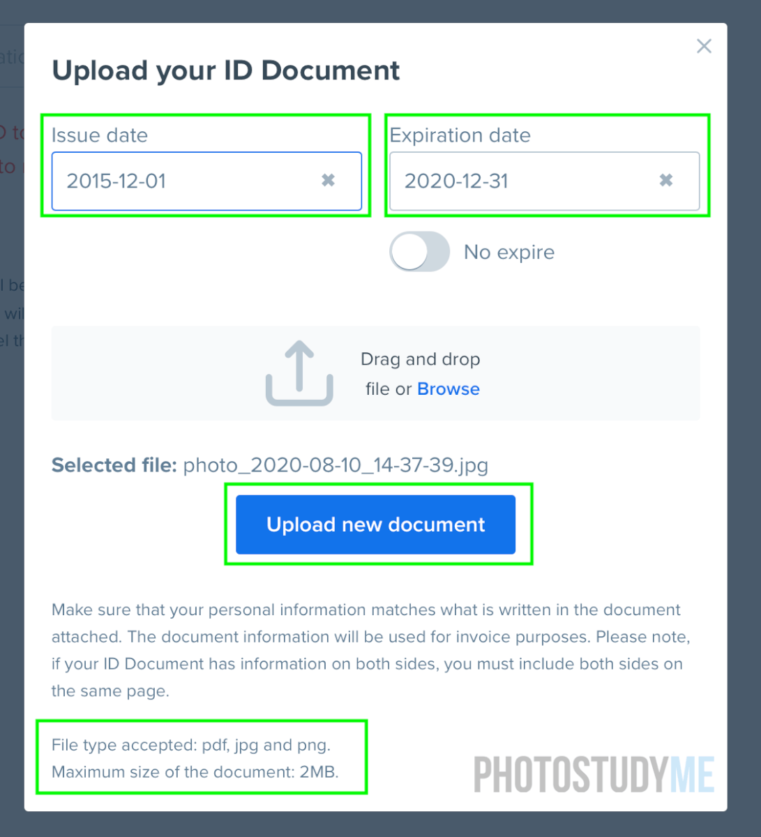 загрузка документа подтверждающий личность на Freepik